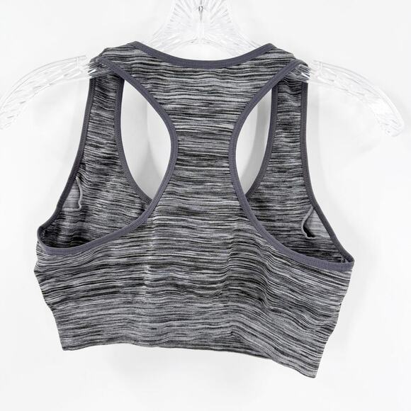 Shadow Sport Heather Gray Removable Padded Racerback Sports Bra Women's Medium - Picture 2 of 6